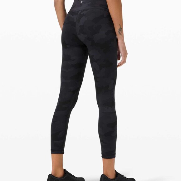 Lululemon Wunder Train High-Rise Crop 23" Heritage 365 Camo Size 2 - Picture 2 of 6